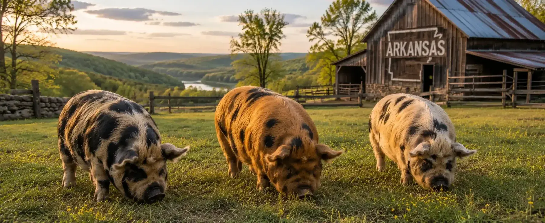 Kunekune pigs and small-farm care in Arkansas