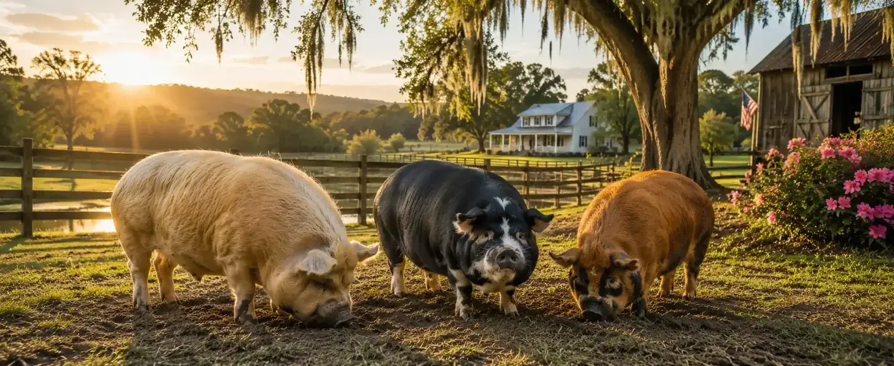 Kunekune pigs and small-farm care in Georgia