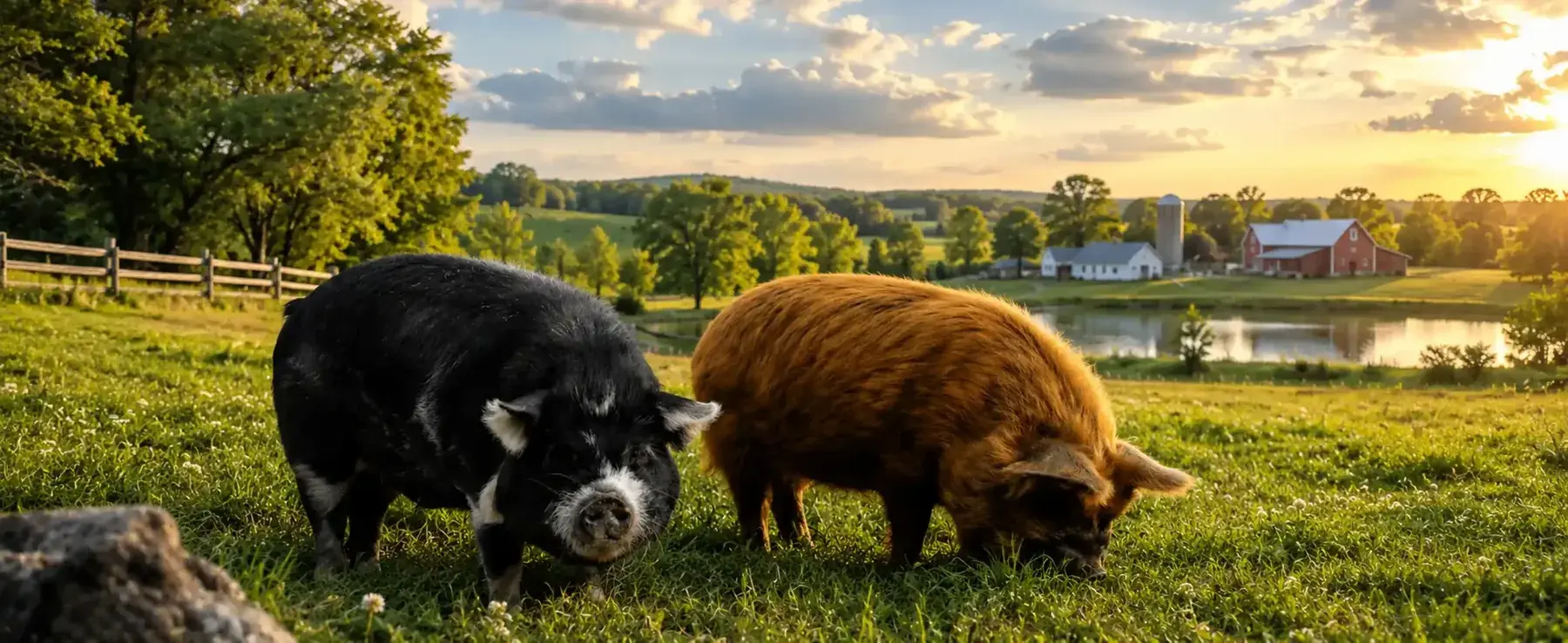 Kunekune pigs and small-farm care in Indiana