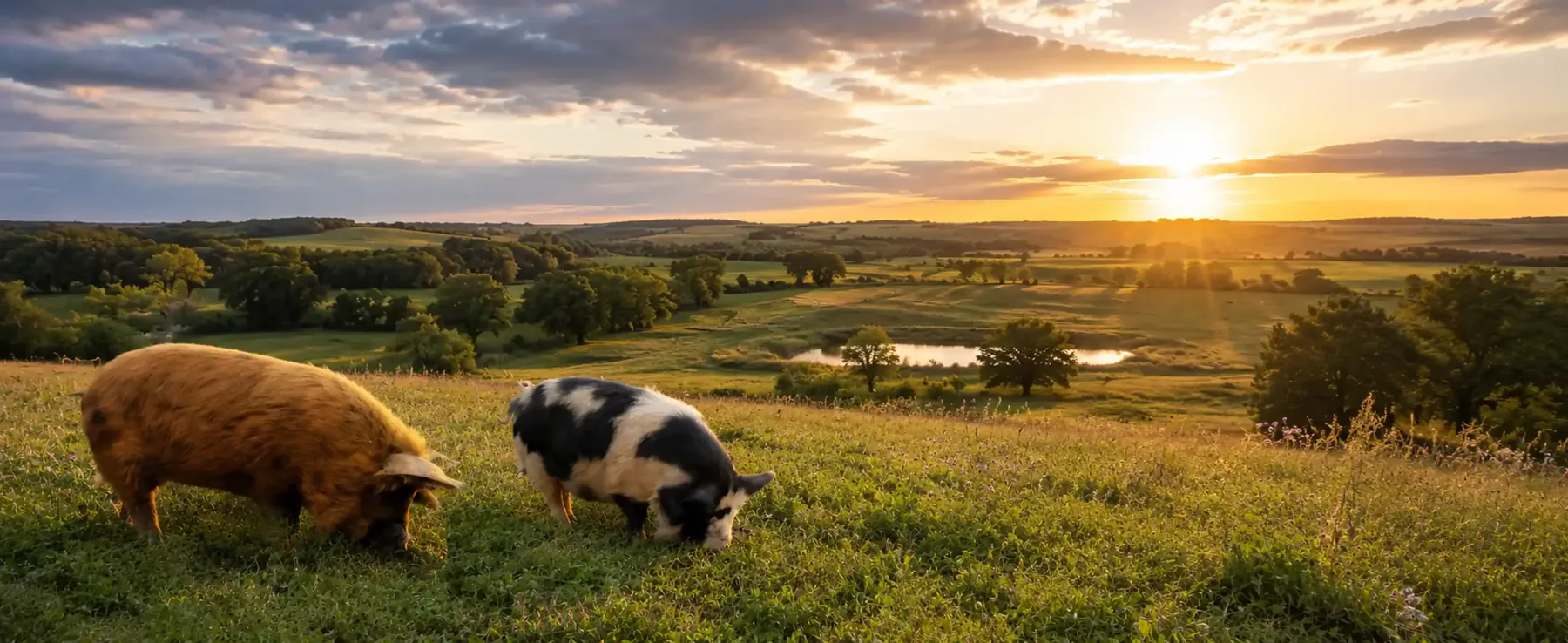 Kunekune pigs and small-farm care in Kansas