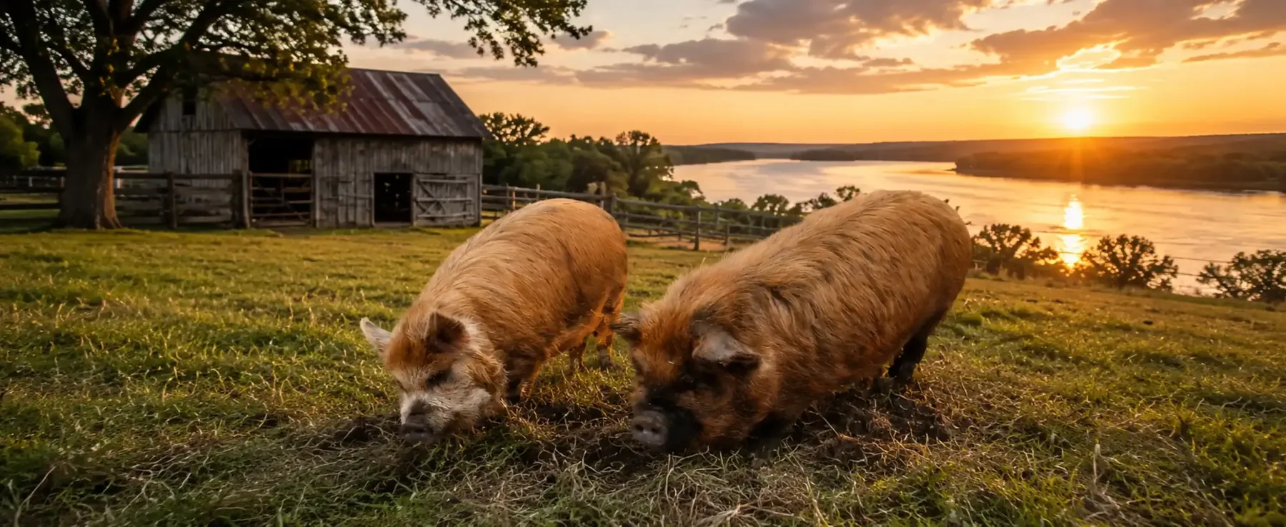 Kunekune pigs and small-farm care in Mississippi