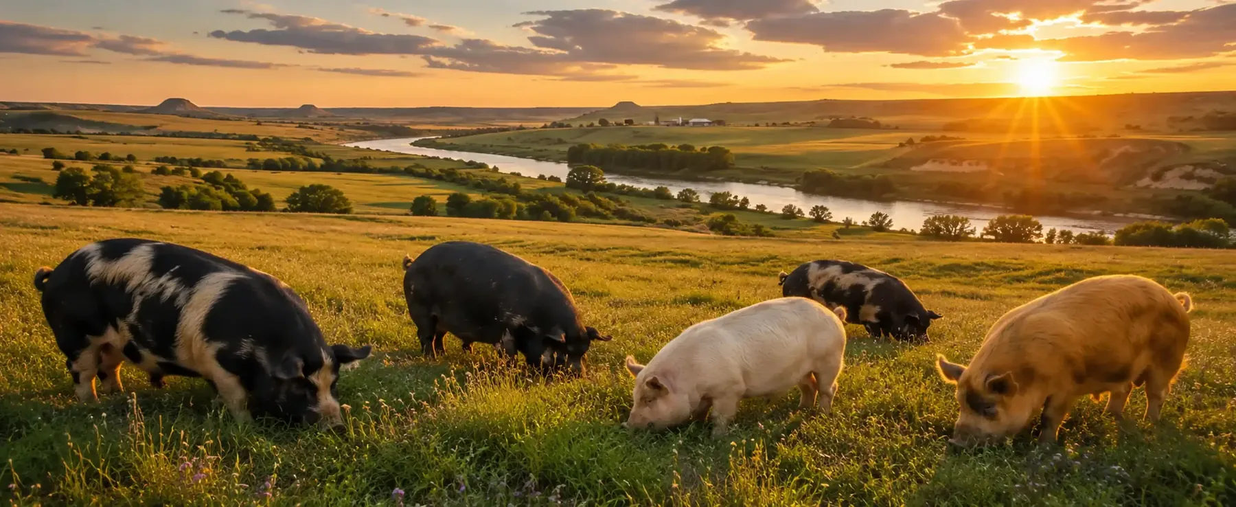 Kunekune pigs and small-farm care in Nebraska