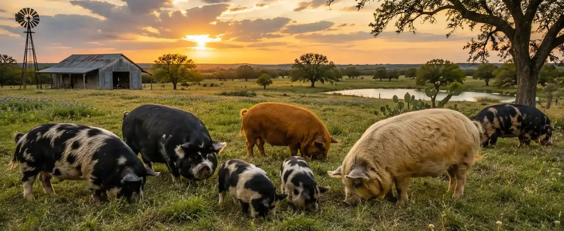 Kunekune pigs and small-farm care in Texas