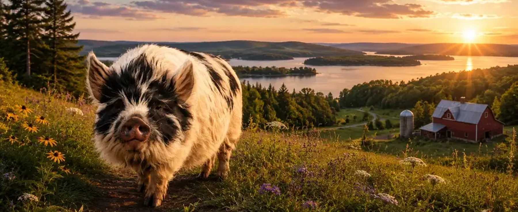 Kunekune pigs and small-farm care in Wisconsin