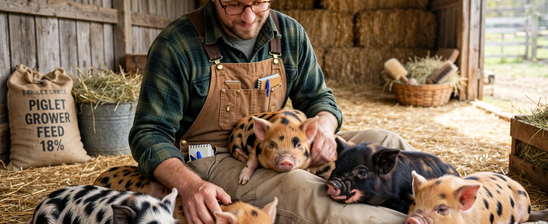 How to Socialize Kunekune Piglets
