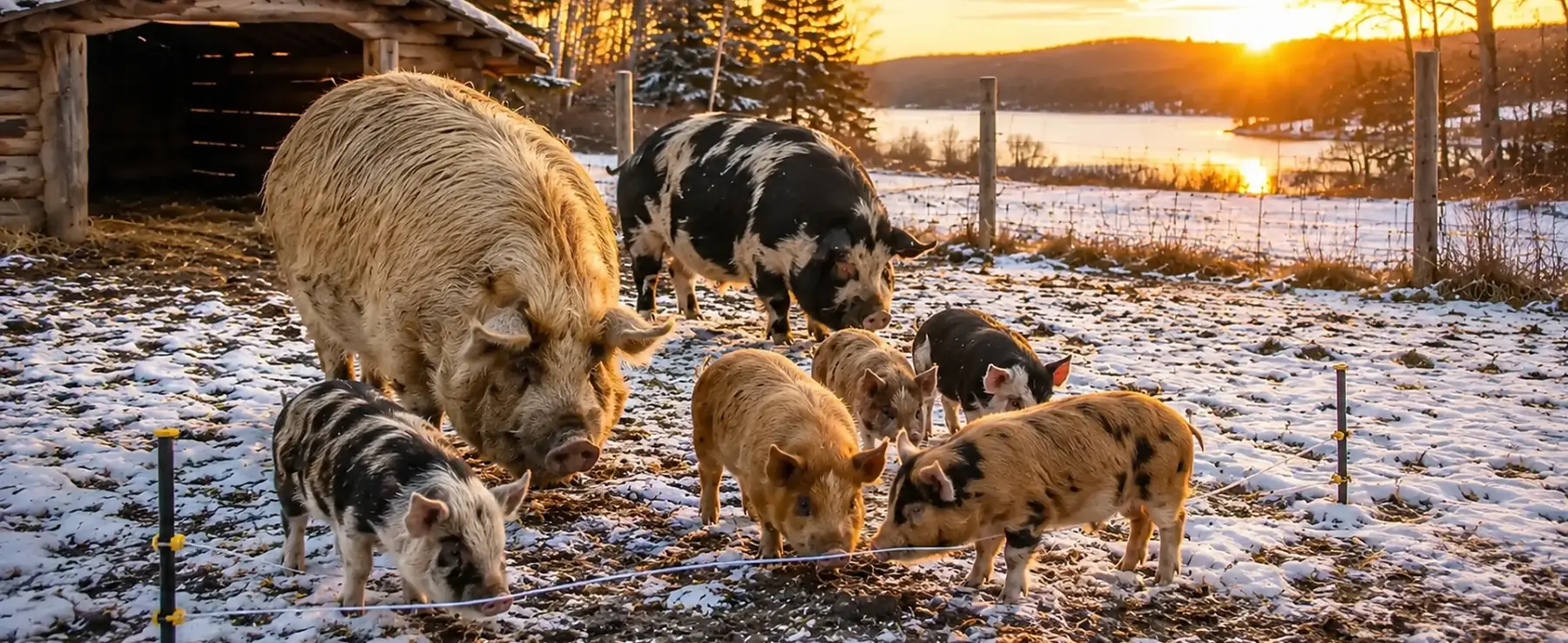 When to Wean Kunekune Piglets and Start Hot Wire Training
