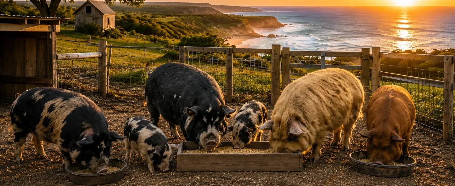 Limited Space Feeding Options for Kunekune Pigs: Best Practices