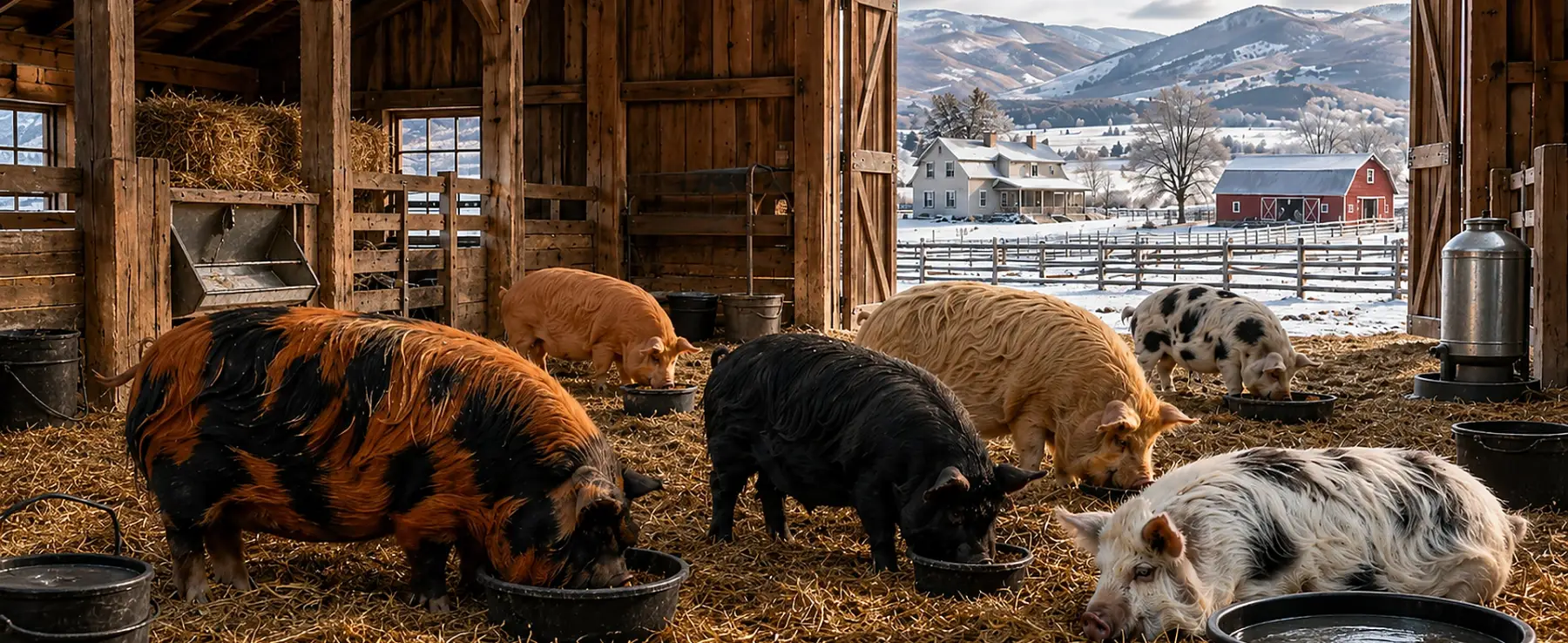 Winter Care for Kunekune Pigs