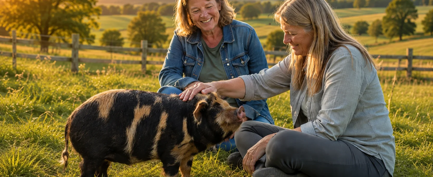 Kunekunes as Therapy Pigs